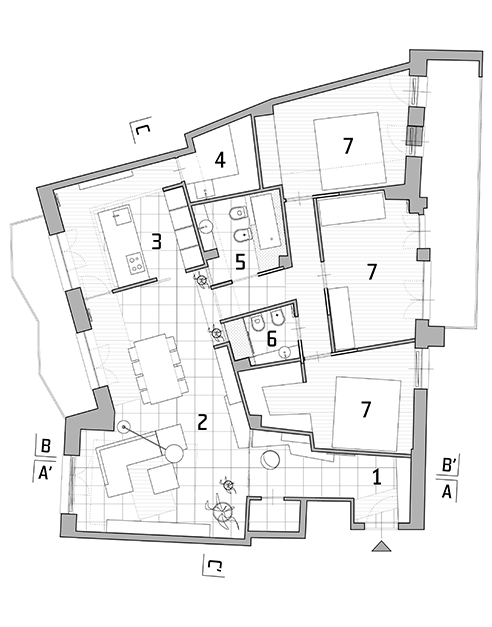 021 | Casa DG apartment renovation * Architecture = OfficineMultiplo